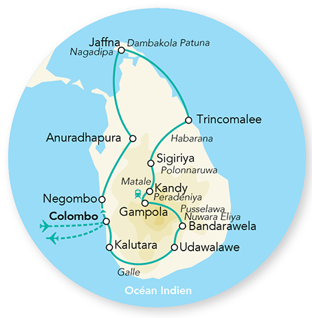 Explorations du Sri Lanka 15J/12N – 2027 – Limité à 16 pers.