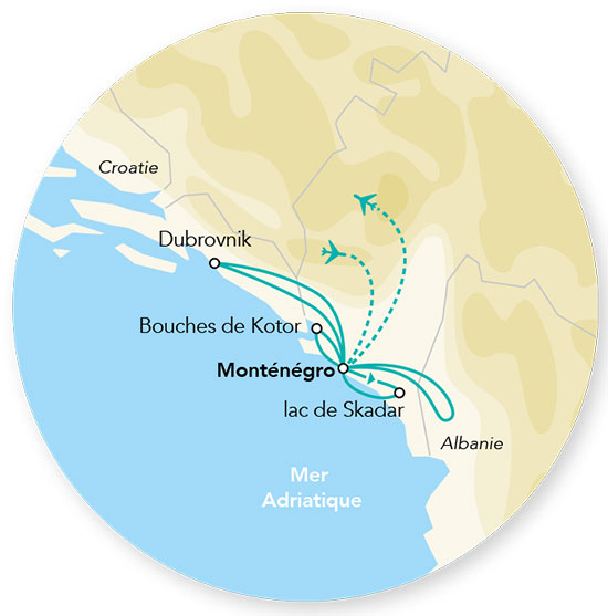 Splendeurs du Monténégro & des Balkans 8J/7N – 2026 /2027 – (Flex)