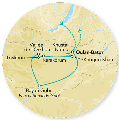 Immersion en Mongolie 9J/7N – 2026 / 2027 – Limité à 12 pers. – (Flex)