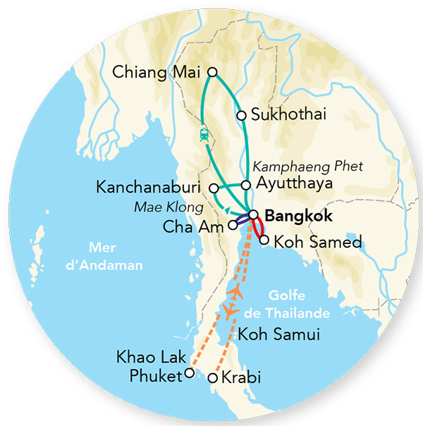 Immersion en Thaïlande en rendez-vous sur place 11J/10N - 2026 - Limité à 12 pers.