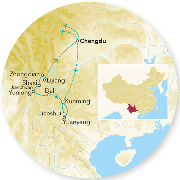 Immersion au Yunnan & Minorités 15J/12N – 2026/2027 – Limité à 16 pers.