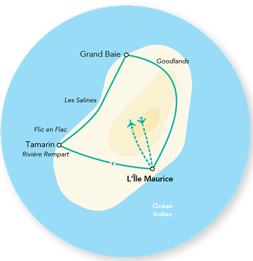 Immersion à L’Île Maurice 11J/08N – 2027 – Limité à 12 pers.- (Flex)