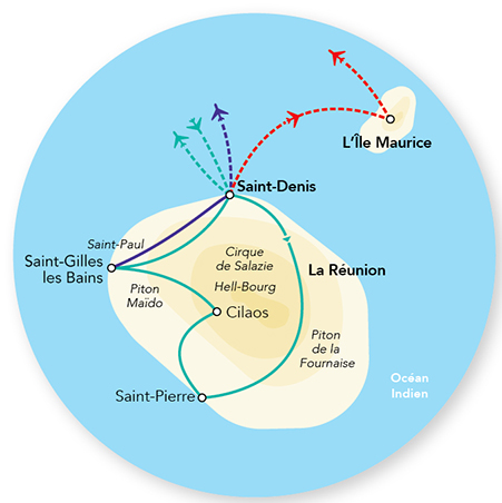 Immersion à l’Île de la Réunion 10J/07N - 2027 - Limité à 15 pers. - (Flex)