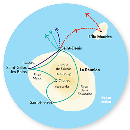 Sur les Routes de L’Île de la Réunion 10J/07N – 2027 – Limité à 4 pers/véhicule (Flex)